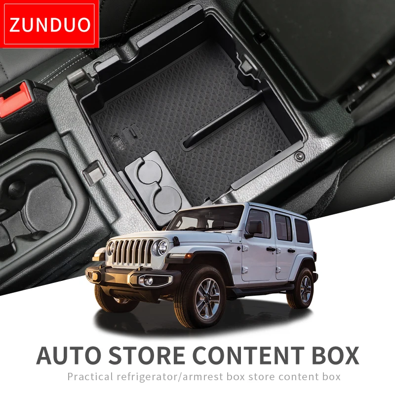 

Подлокотник для центральной консоли ZUNDUO для Wrangler JL 2018 2019 2020