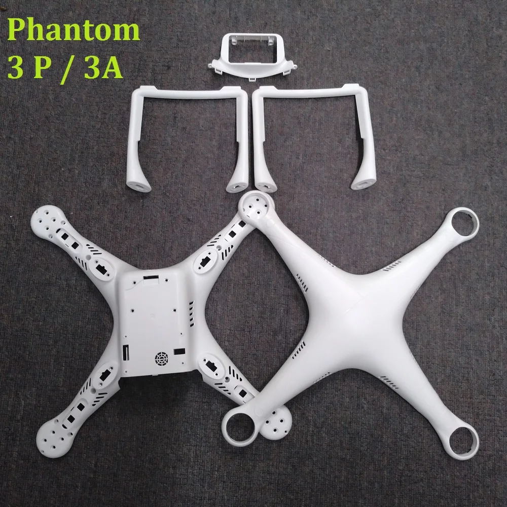 

100% Original Body Shell For DJI Phantom 3 Professional / Advanced Housing Cover With Landing Gear Legs Repair Parts