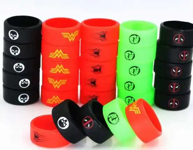 

4pcs Silicon Vape Band Rings e cig rubber vape band rings decorative for mechanical mod rda