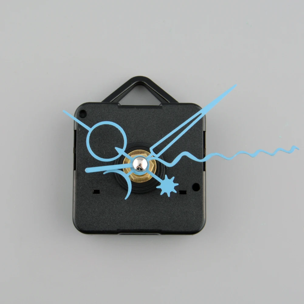 

Silent Quartz Clock Movement Mechanism Blue Hand Replacement Home Decoration Tools Quiet Clock Parts Accessories New