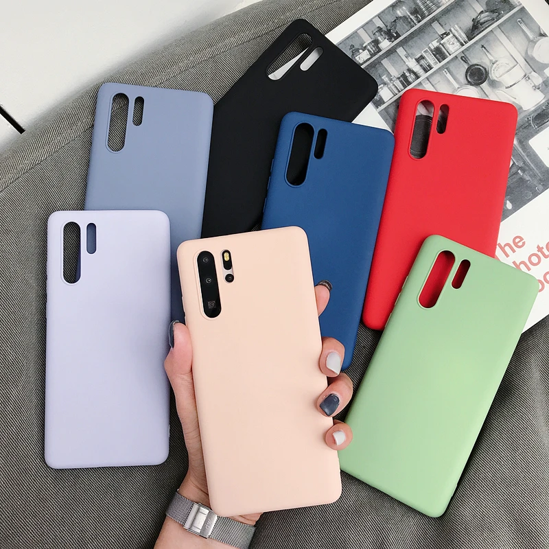 Роскошный цветной Мягкий чехол из ТПУ для телефона Huawei P30 Lite P20 P40 Mate 30 20 Y9 S 2019 Y5 Y6