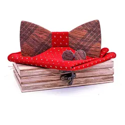 2019 новый креативный резной деревянный галстук-бабочка галстук манжеты квадратный набор полотенец новый лук платье Вечерние воротник