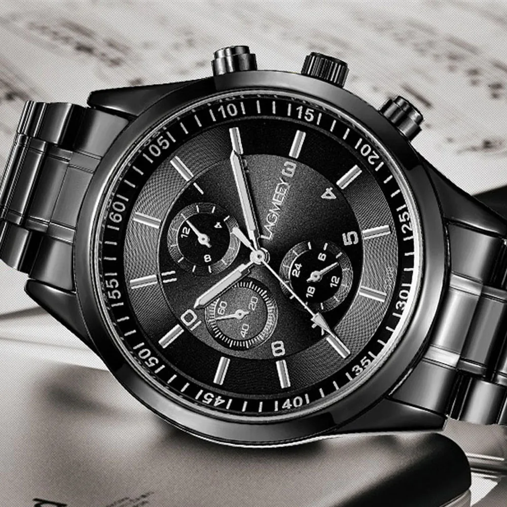 

OTOKY 2018 HOT SALE Fashion Men's Watch Stainless Steel Analog Quartz Waterproof Watches WristWatch for Dropshipping