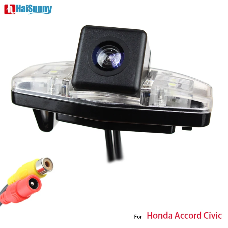 HaiSunny CCD Автомобильная камера заднего вида для Honda Accord Civic Europe Pilot Odyssey Acura TSX