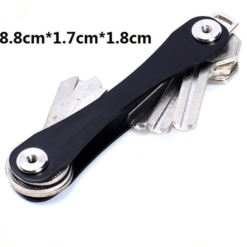 

DIY Pocket Key Wallet Smart keychain Key Ring Wallets Portable Compact Aluminum key clip Multi-functional Smart Clip
