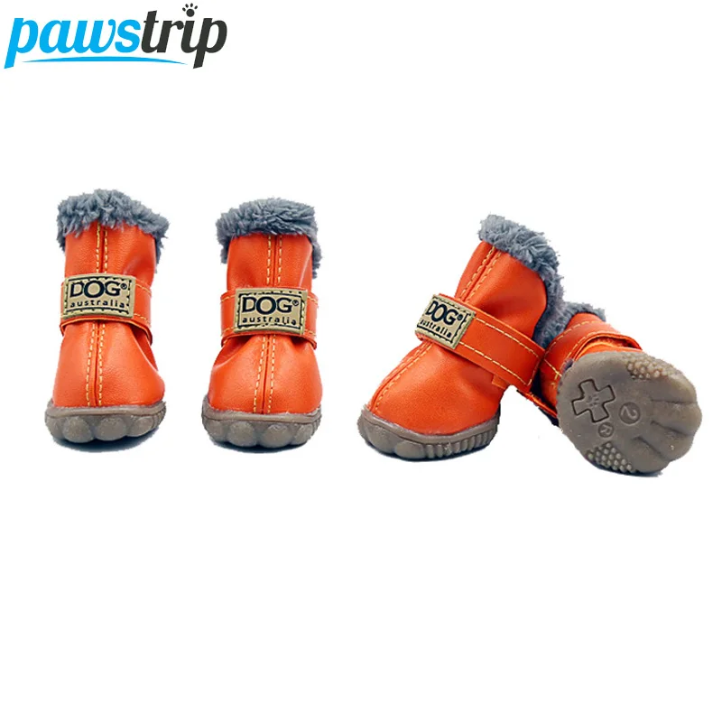 

pawstrip 12 Colors Winter Dog Shoes Small Dog Boots Soft Warm Puppy Snow Boots Chihuahua Pomeranian Pet Shoes For Dogs