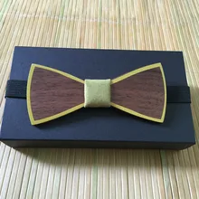 Высококачественный Зебра деревянный мужской галстук-бабочка смешные усы галстук-бабочка с фабрики