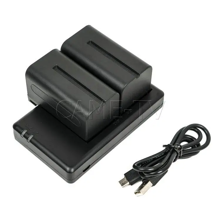 

CAME-TV 2X CA-F750 Battery + FM50 USB Battery Charger Kit