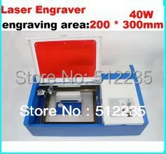 

220V 40W 200*300mm CO2 Mini Laser Engraving Machine 2030 Laser machine with USB Sport Support MoshiDraw