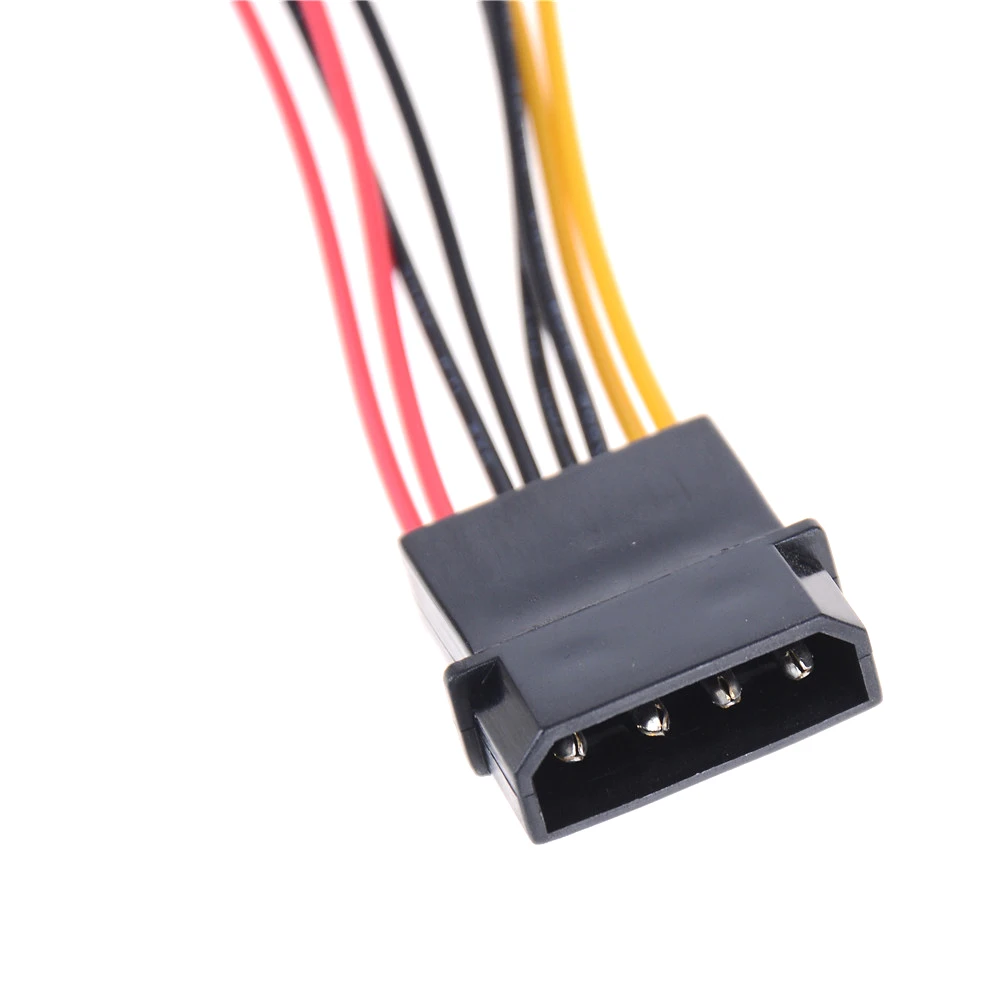 1X Новый 4 контактный кабель питания Molex 3 Pin для вентилятора разъем компьютерной