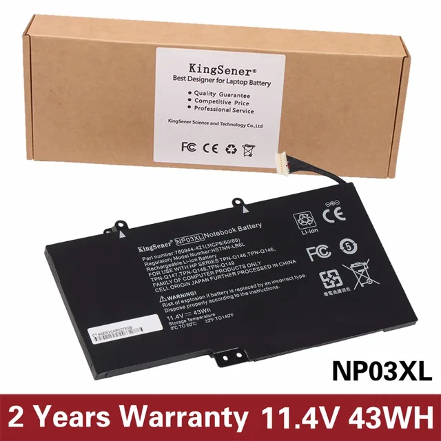 Cheap KingSener New Laptop Battery NP03XL for HP Pavilion X360 13-A010DX TPN-Q146 TPN-Q147 TPN-Q148 HSTNN-LB6L 760944-421 Batteria Cheap KingSener New Laptop Battery NP03XL for HP Pavilion X360 13-A010DX TPN-Q146 TPN-Q147 TPN-Q148 HSTNN-LB6L 760944-421 Batteria
