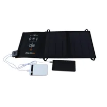 Portable Solar Charger Foldable PowerBank Outdoor Portable Solar Panel Charger for Cell Phone Mobile Phone MP3 11W