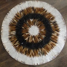 Модный художественный ковер Натуральная Воловья кожа shaw ковер