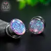 KUBOOZ – anneau de Piercing en acier inoxydable, 2 pièces, bouchon de Tunnel d'oreille, Piercing du corps, bijoux extenseur, jauges, mode boucle d'oreille, cadeau ► Photo 3/6