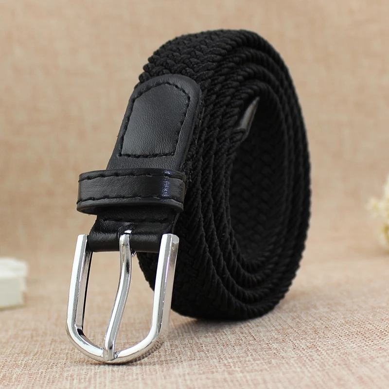 

2018 new High quality can be streched to long belt suits all size 2.6cm width Unisex Canvas Women Elastic Waist Belt Waistband