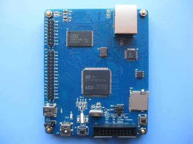 free shipping STM32F407ZGT6 /core board (100m Ethernet 2m SRAM 16 m NOR FLASH | Электронные компоненты и