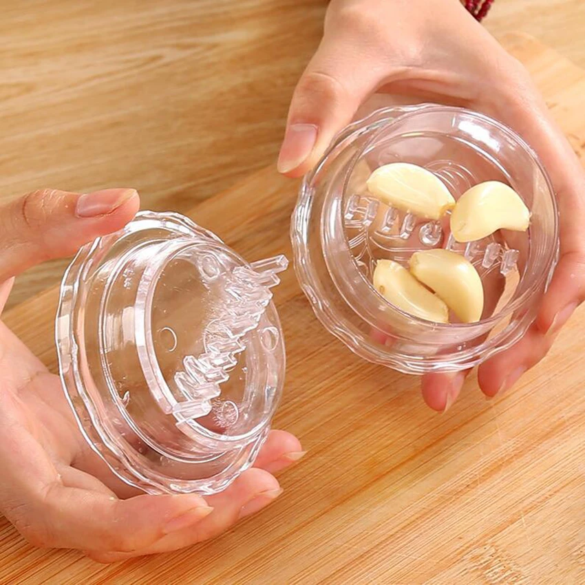 

1pcs Multi-Usage Plastic Garlic Press Peeler Crusher Masher Twist Kitchen Useful Tool Garlic Presses Garlic Crusher Use Masher