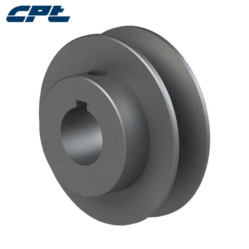 

CPT BK25 v belt pulley sheave, Cast Iron, B Belt Section, 1 Groove, Bore 1/2", 5/8", 3/4", 7/8", 1" ,2.65"OD, BK Pulley