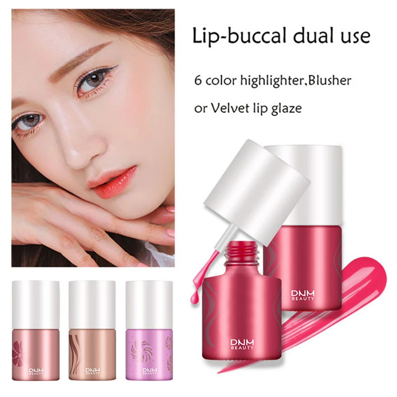

Blush Powder Cheek 3D Face Orange Rose Pink Waterproof Lasting Natural Soft Blusher Liquid Blusher Makeup Face Contour TSLM1