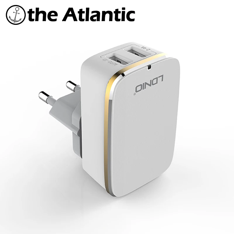 

LDNIO A2204 Dual 2 Port USB Plug 5V 2.4A Quick Charger US EU UK AU Power Socket Smart Current For iPhone iPad Android