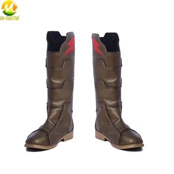

Shazam Cosplay Boots PU Leather Shoes Shazam Cosplay Boots Costume Accessories For Halloween Adult Men