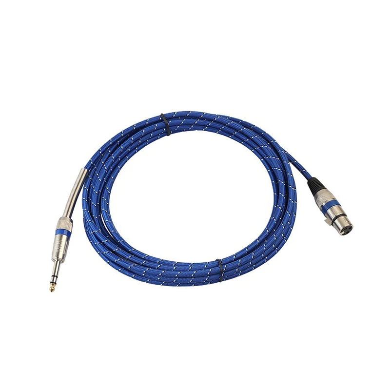 Лучшие предложения никелированный 3P XLR гнездовой разъем для 1/4 дюйма 6 35 мм штекер