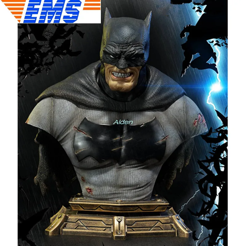 

11"Batman：Arkham City Statue The Dark Knight Bust Superhero Batman PBDC-03 Head Portrait GK Action Figure PF Toy BOX 27CM B1132