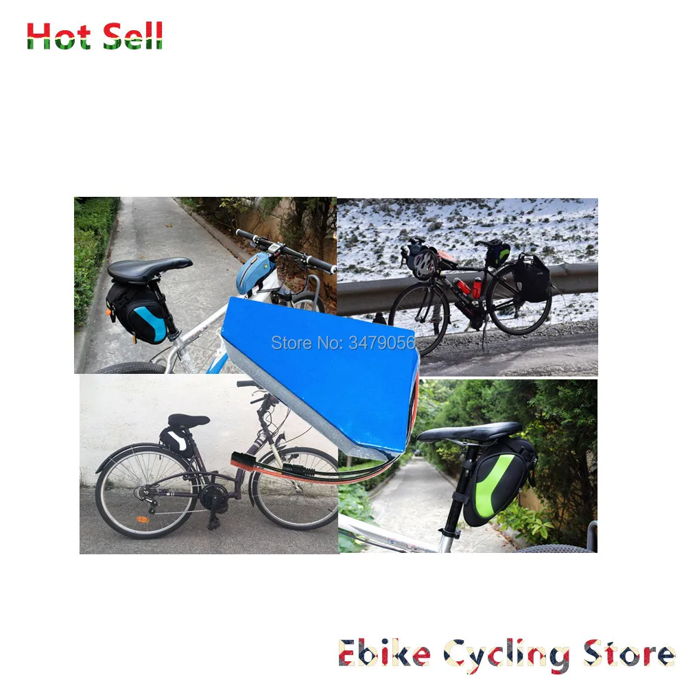 Clearance Free Shiping small triangle seat bag backup Electric bike battery fat bike mountain bike city bike for backup ebike battery 3