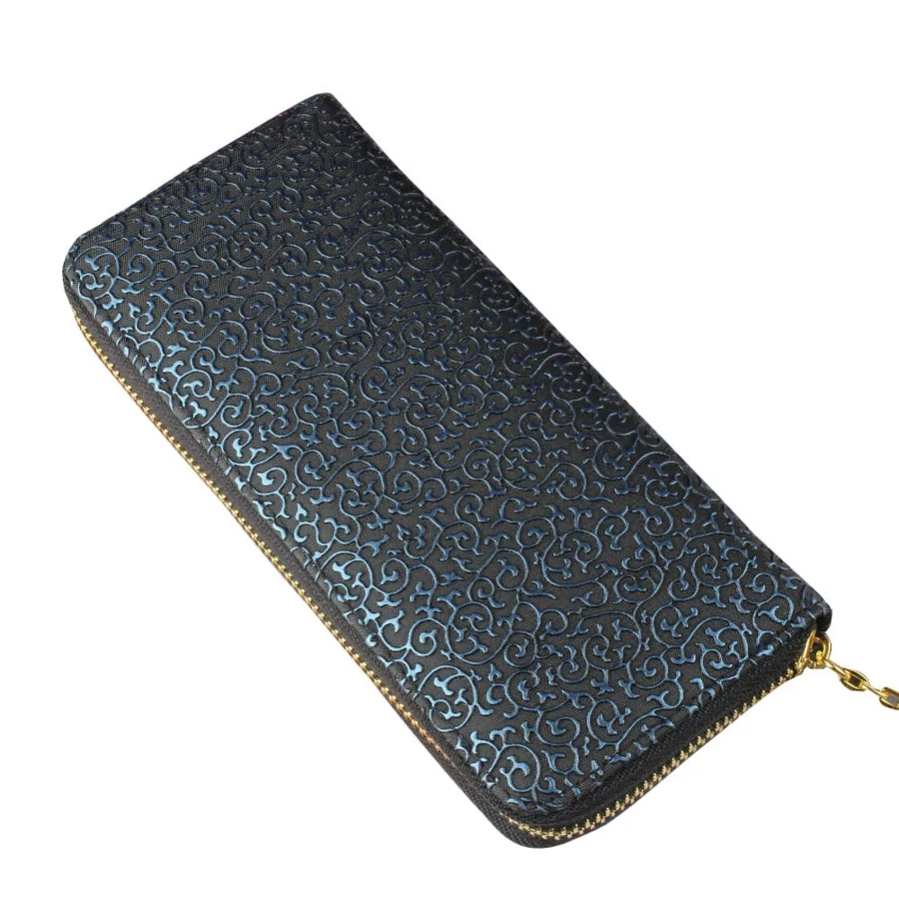 

2017 New Fashion Women Wallets Europe Style High Quality Lady Purses Gilt Pattern Zipper Wallet Handbag carteira masculina Sac