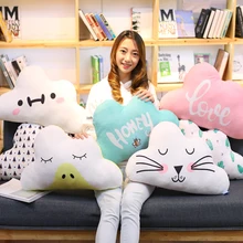 1 шт. 55 см* 30 см милые мягкие облака плюшевые подушки плюша облака подушки украшения дома дети игрушки для девочек Подарки