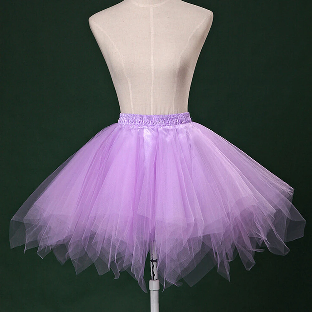 Lady Girls Dancewear Cute Tulle Petticoat Pettiskirt Princess Party