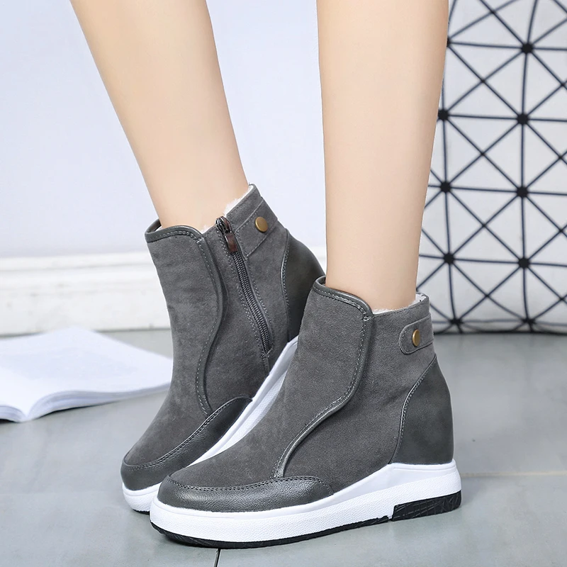 

Newest Brand Sizes 35-40 for Cold Winter Snow Boots Women Shoes Woman Fashion Keep Warm Slip on Lady Boots Female Shoes Mujer