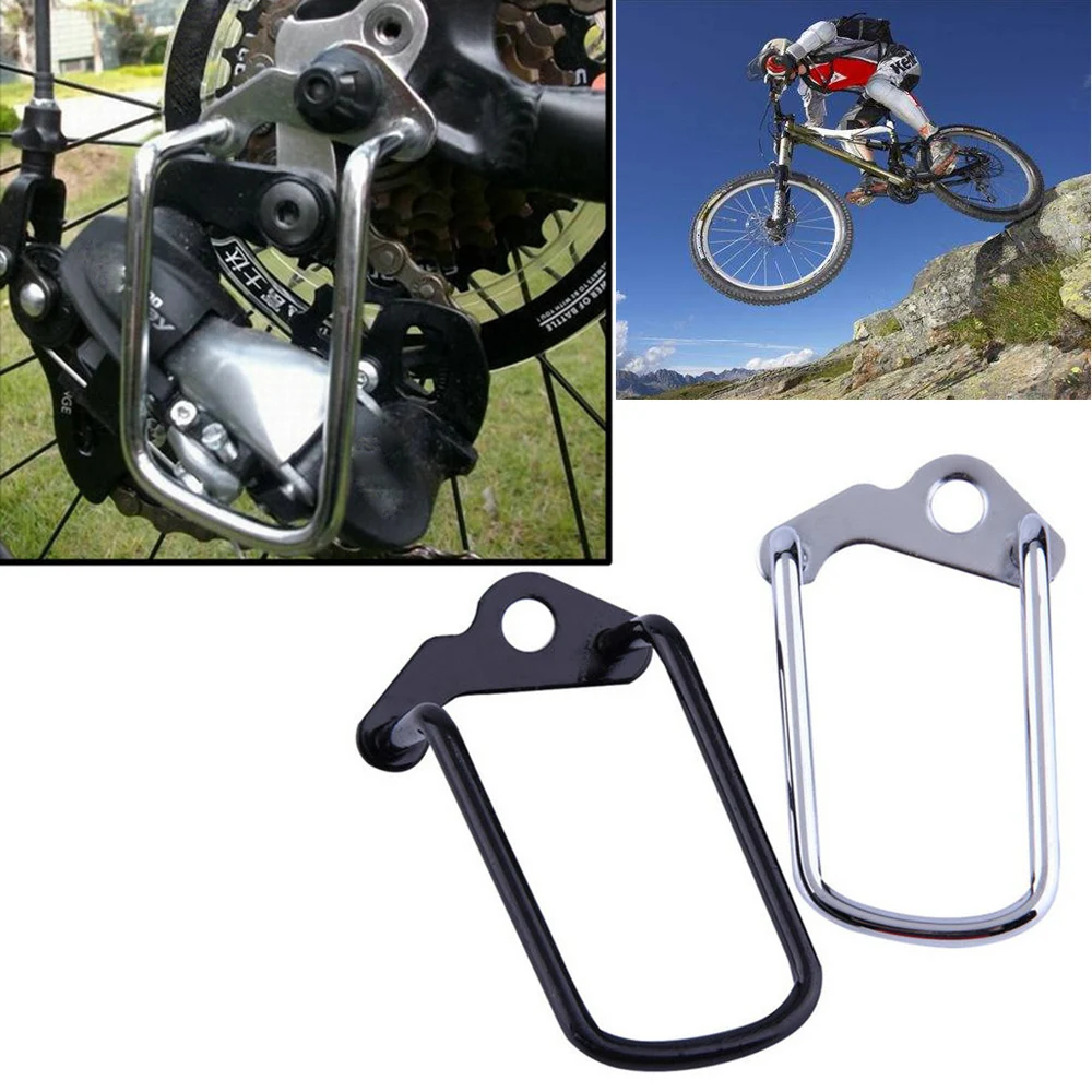 

1 PC Adjustable Steel Black Bicycle Mountain Bike Rear Gear Derailleur Chain Stay Guard Protector Outdoor Cycling Accessories