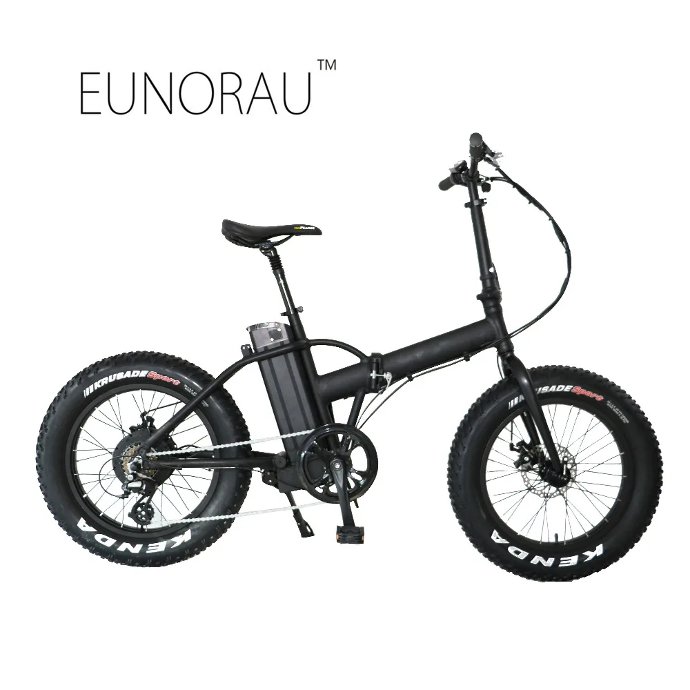 Drop shipping USA/CANADA 48V11.6Ah LithiumBattery Electric Fat Tire bike 20Aluminum Folding500W electric Bicycle Mountain e bi