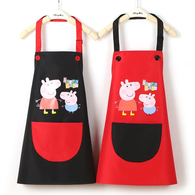 Delantal Impermeable De Dibujos Animados Para Ninos Delantal De Cocina Para Ninos Accesorios De Dibujo De Pintura Fiesta De Cena Unisex Delantales Aliexpress