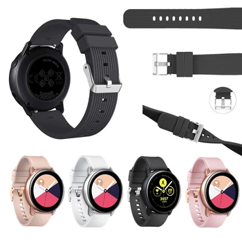 

For Samsung Galaxy Watch Active WristBand Soft Silicone Replace Sport Watch Band Watch Replacement Bracelet Bands Silicon