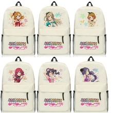 Аниме Любовь живой Рюкзак Мультфильм lovelive kotori minami Сумки Оксфорд студенческий школьный рюкзак унисекс