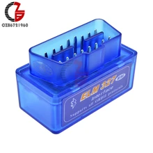 Mini elm327 v2.1 OBD-II obd2 bluetooth carro de diagnóstico interface auto scanner leitor código ferramenta digitalização para android pc