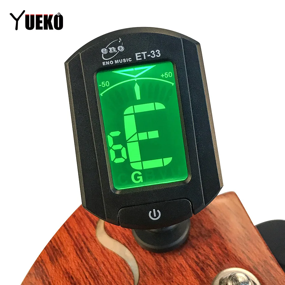 Eno Electronic Tuner Guitare Accordeur Ukulélé Basse Violon