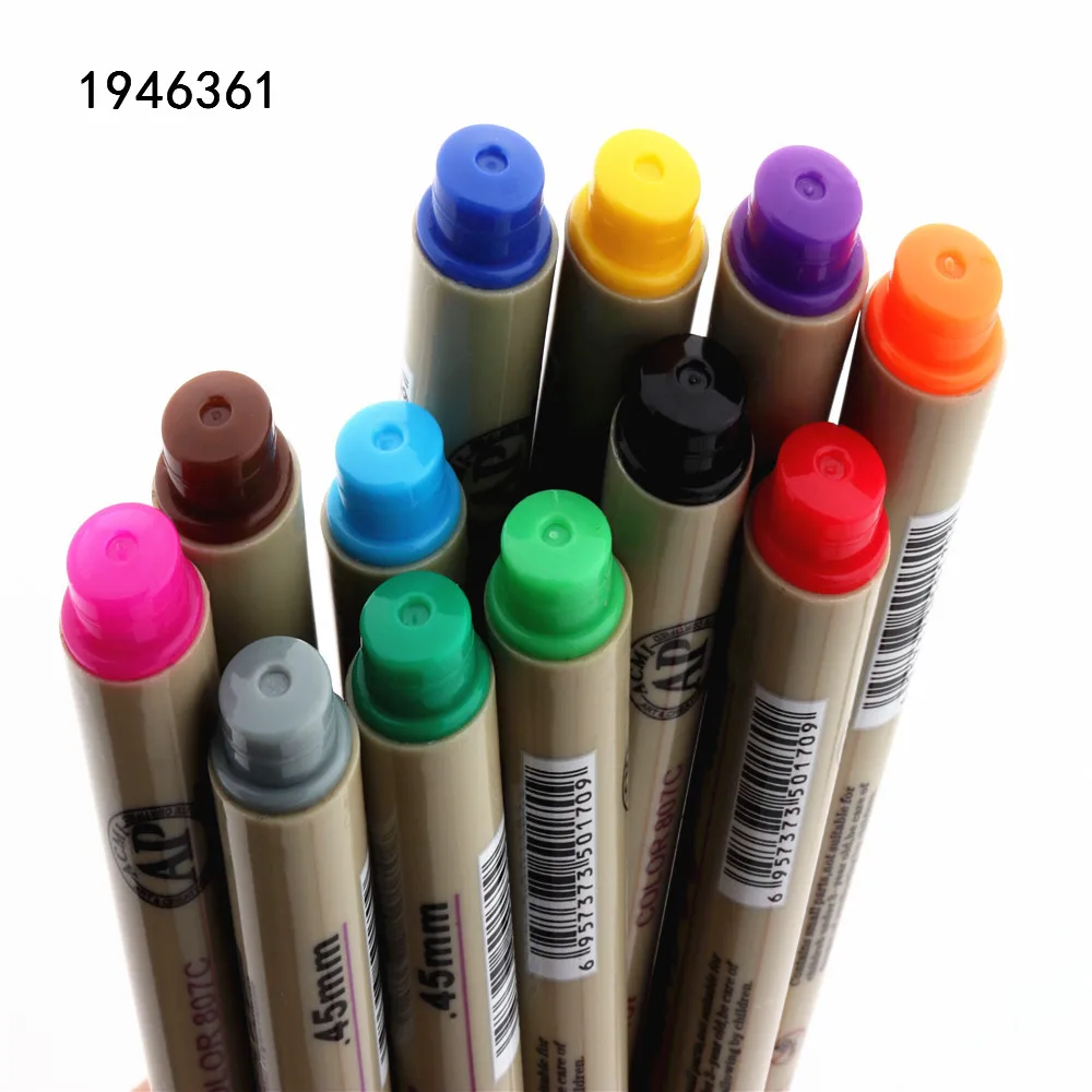High-Quality Multicolor Fine Line Ink Pens