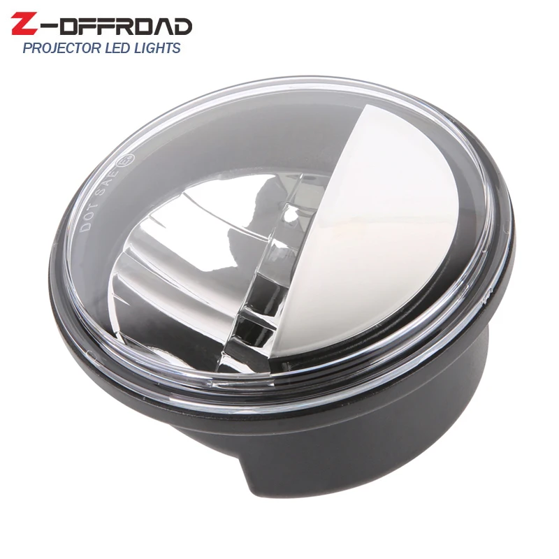 Черный 4 1/2 &quotled лампы ближнего света для Электра Glide Road King круглый 5 дюймов