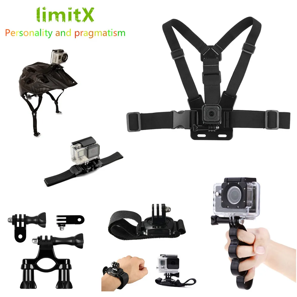 Limitx 5 в 1 Аксессуары Комплект для Veho MUVI K2S K2 K1 VCC-006-K2S VCC-006-K2 VCC-006-K1 Mobius 2 мини Dazzne P2 P3 DZ-P3