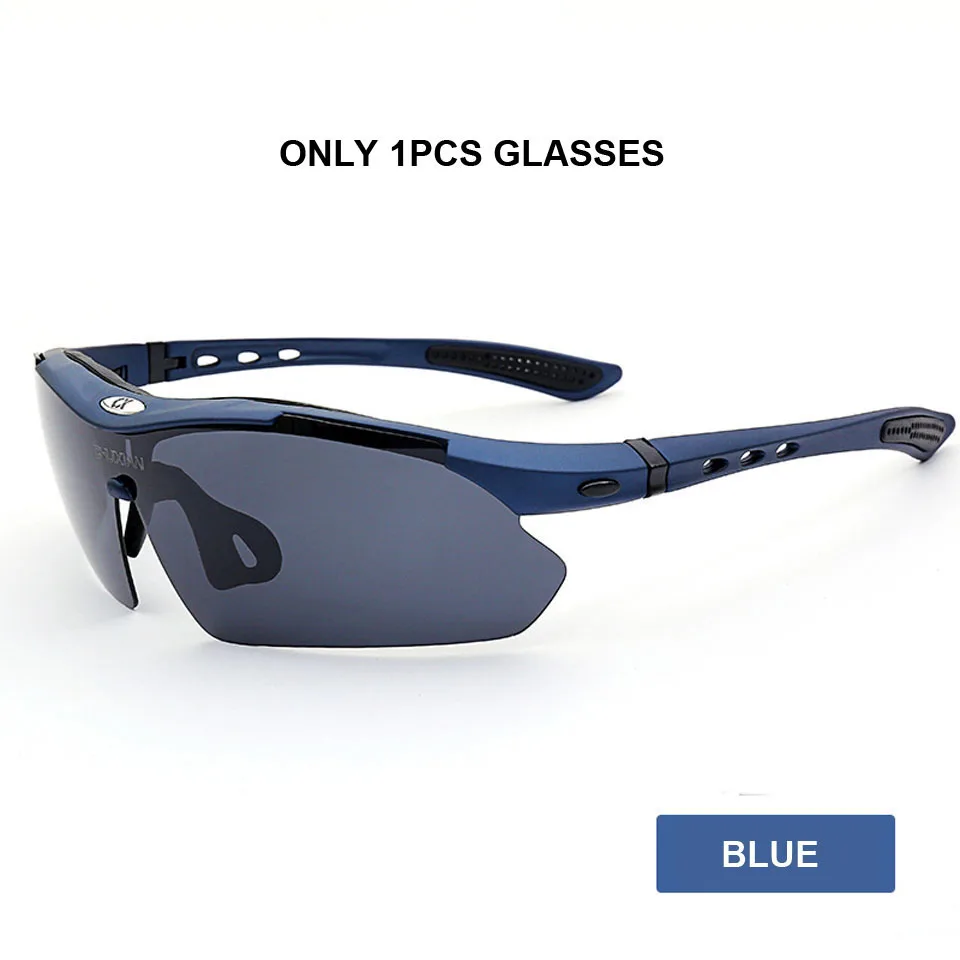 Спортивные поляризованные очки для солнцезащитные очки для рыбалки мужские UV400 вождения Велоспорт поляризационные линзы очки для рыбалки - Цвет: 1Pcs Blue