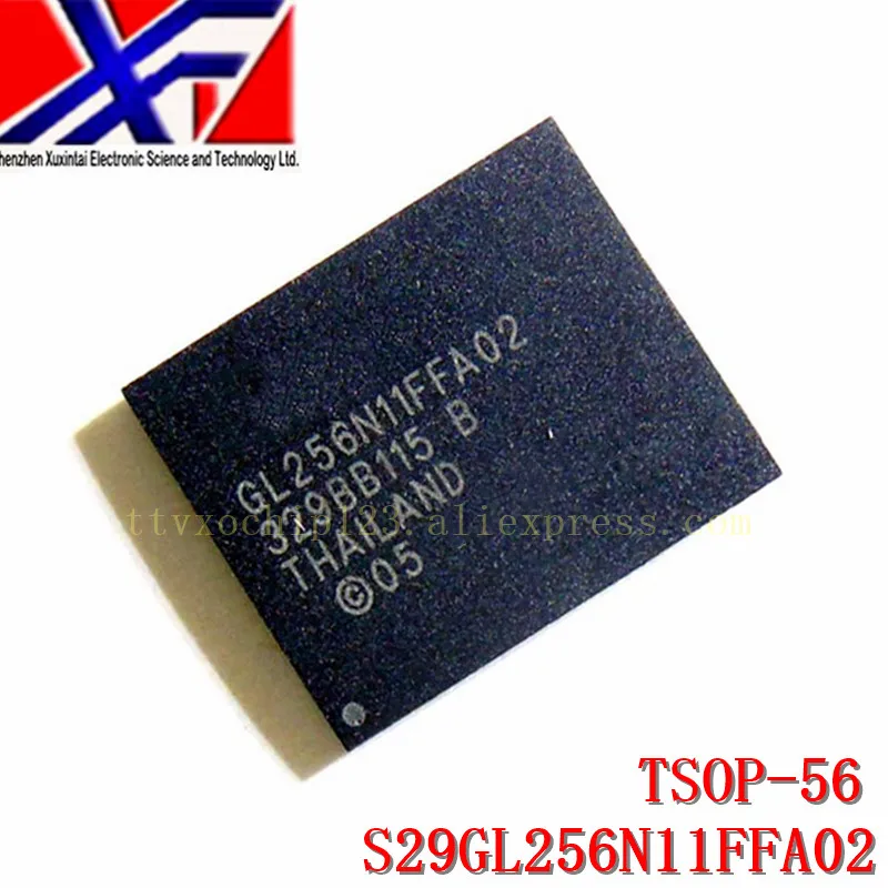 5 шт./лот S29GL256N11FFA02 GL256N11FFA02 S29GL256 FLASH - NOR Memory IC 256 Мб (32M x 8 16M 16) Параллельный 110ns 64-FBGA (13x11)