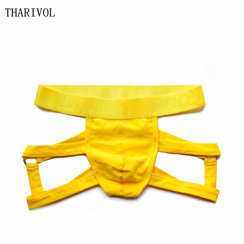 

THARIVOL Thong New Men's Solid Color Sexy Low Waist Thong Fashion Personality Temptation Youth Thong