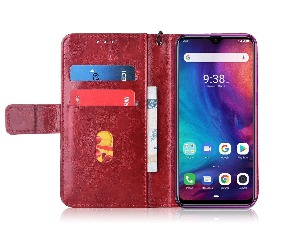 Кожаный чехол книжка для Ulefone Note 7P Fundas с цветочным принтом 100% специальный кошелек