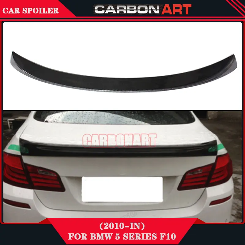 F10 aftermarket Spoiler AC Style For BMW F10 Carbon Wing Car Rear