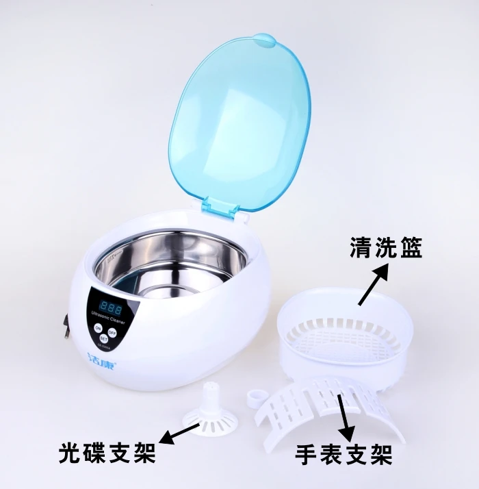 

Ultrasonic cleaning machine, Jie Kang CE-5200 household glasses cleaning machine, jewelry watch, ultrasonic cleaner