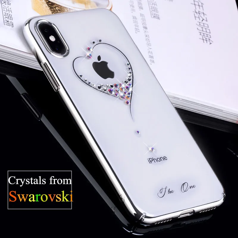 KINGXBAR for iPhone X Case Swarovski Element Crystals