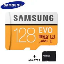 Samsung Micro Sd карта памяти 128 г Micro Sd карты Sdhc Sdxc 95 мс Evo C10 Tf модуль памяти TransFlash Micro карта Mb-mp128g0 для телефона камера